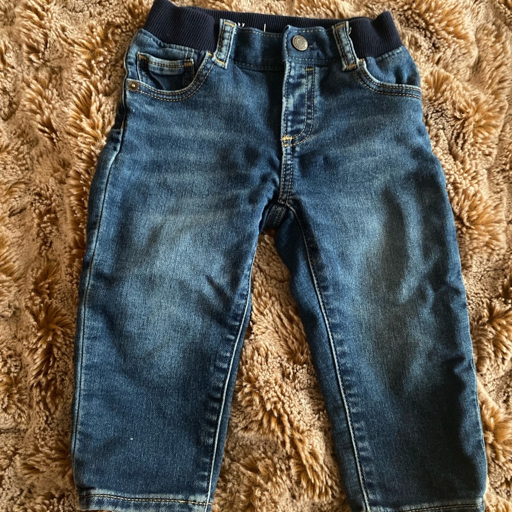 GAP Blue Classic Denim Jeans My First Easy Slim in 18-24 months